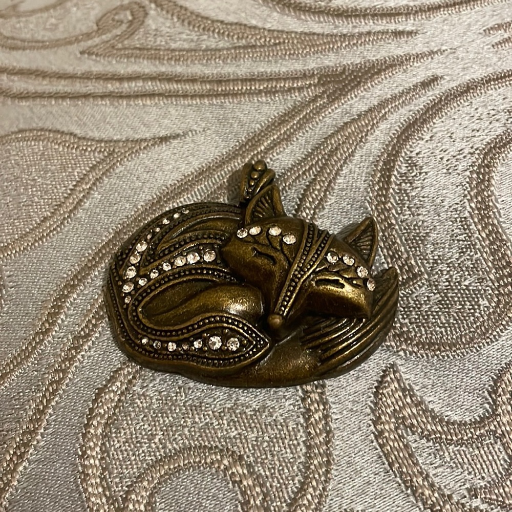 Sleeping Fox Pendant